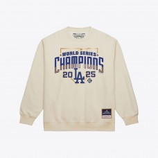 Los Angeles Dodgers Mitchell & Ness Cream 2025 World Series Champions Sweatshirt