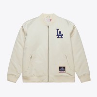 Бомбер Los Angeles Dodgers Mitchell & Ness Cream 2025 World Series Champions