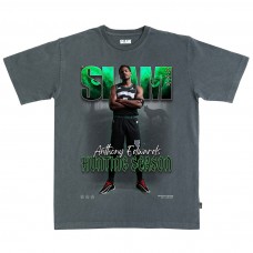 Футболка Unisex Minnesota Timberwolves Anthony Edwards SLAM Charcoal Cover