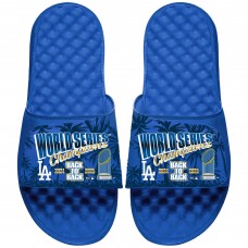 Unisex Los Angeles Dodgers ISlide Royal 2025 World Series Champions Collage Slide Sandals