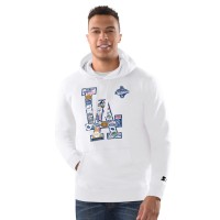 Los Angeles Dodgers Starter White 2025 World Series Champions Pitcher Hoodie