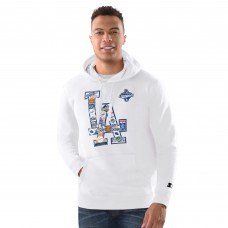 Los Angeles Dodgers Starter White 2025 World Series Champions Pitcher Hoodie