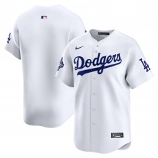 Los Angeles Dodgers Nike White Home 2025 World Series Champions Limited Jersey