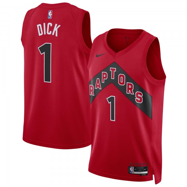 Джерси Unisex Toronto Raptors Gradey Dick Nike Red Swingman Player - Icon Edition