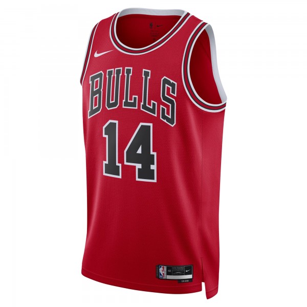 Джерси Unisex Chicago Bulls Matas Buzelis Nike Red Swingman Player - Icon Edition
