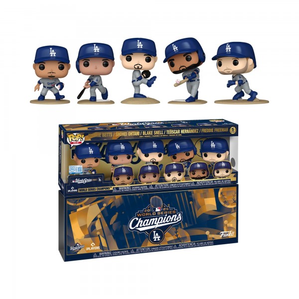 Los Angeles Dodgers Funko 2025 World Series Champions POP! Five-Pack