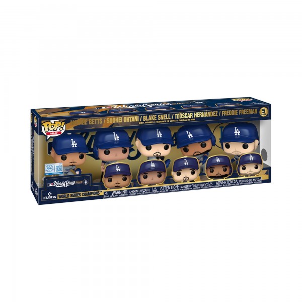 Los Angeles Dodgers Funko 2025 World Series Champions POP! Five-Pack