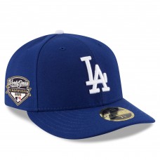 Бейсболка Los Angeles Dodgers New Era Royal 2025 World Series Champions Side Patch Low Profile 59FIFTY