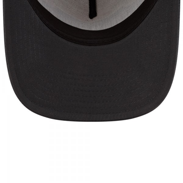 Бейсболка Los Angeles Dodgers New Era Cream/Charcoal 2025 World Series Champions Locker Room A-Frame 9FORTY