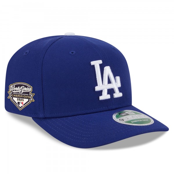 Бейсболка Los Angeles Dodgers New Era Royal 2025 World Series Champions Side Patch Replica 9SEVENTY