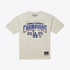 Los Angeles Dodgers Mitchell & Ness Cream 2025 World Series Champions Arch T-Shirt