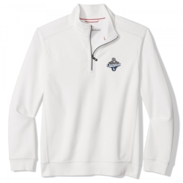 Los Angeles Dodgers Tommy Bahama White 2025 World Series Champions Montego Bay Half-Zip Jacket