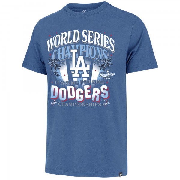 Los Angeles Dodgers 47 Royal 2025 World Series Champions Spotlights Franklin T-Shirt