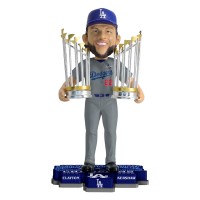 Los Angeles Dodgers Clayton Kershaw FOCO Back-to-Back World Series Champions 8 Bobblehead