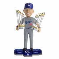 Los Angeles Dodgers Tommy Edman FOCO Back-to-Back World Series Champions 8 Bobblehead