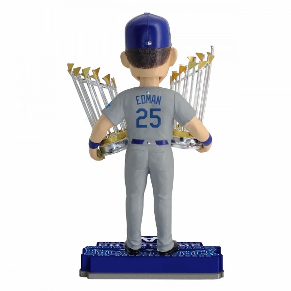 Los Angeles Dodgers Tommy Edman FOCO Back-to-Back World Series Champions 8 Bobblehead