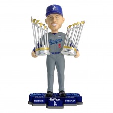 Los Angeles Dodgers Freddie Freeman FOCO Back-to-Back World Series Champions 8 Bobblehead