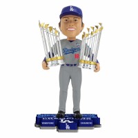 Los Angeles Dodgers Yoshinobu Yamamoto FOCO Back-to-Back World Series Champions 8 Bobblehead