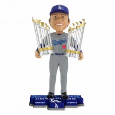 Los Angeles Dodgers Yoshinobu Yamamoto FOCO Back-to-Back World Series Champions 8 Bobblehead