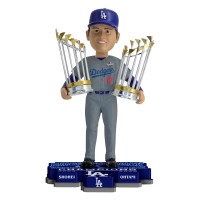 Los Angeles Dodgers Shohei Ohtani FOCO Back-to-Back World Series Champions 8 Bobblehead