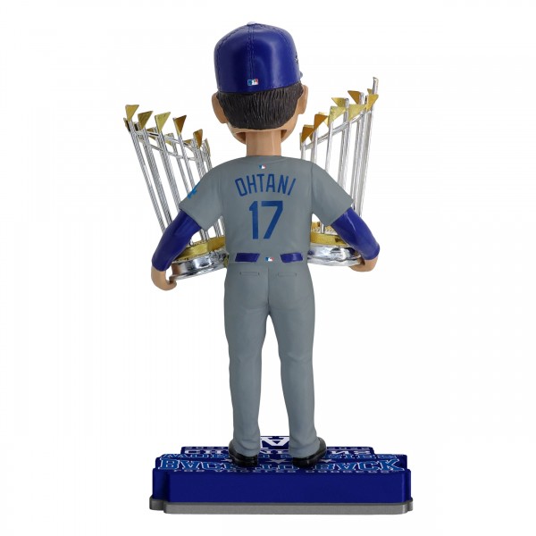 Los Angeles Dodgers Shohei Ohtani FOCO Back-to-Back World Series Champions 8 Bobblehead