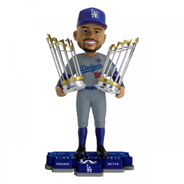 Los Angeles Dodgers Mookie Betts FOCO Back-to-Back World Series Champions 8 Bobblehead