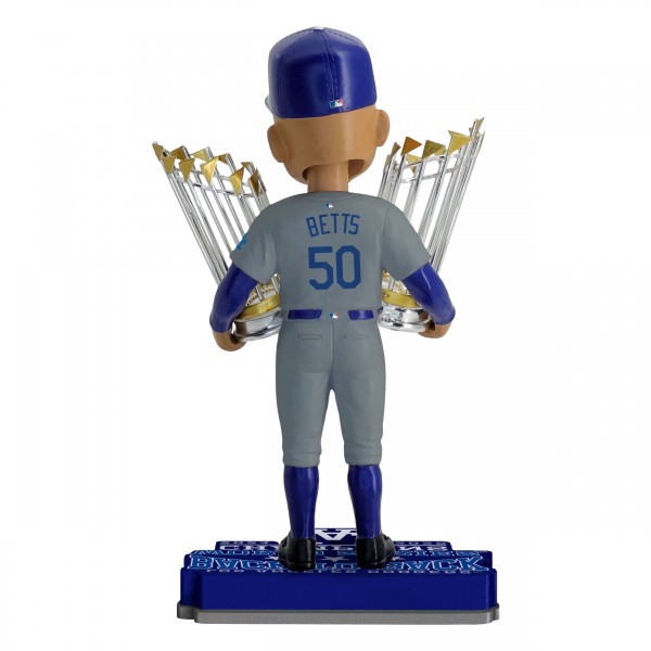 Los Angeles Dodgers Mookie Betts FOCO Back-to-Back World Series Champions 8 Bobblehead