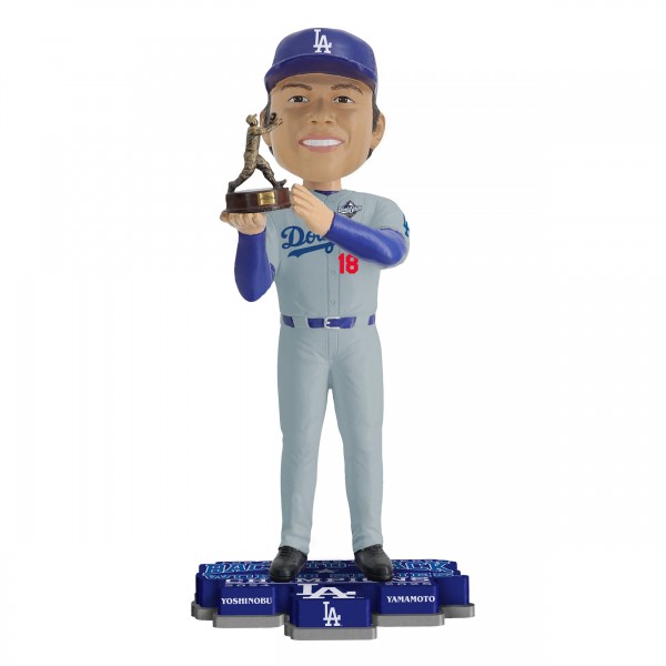 Los Angeles Dodgers Yoshinobu Yamamoto FOCO 2025 World Series MVP 8 Bobblehead
