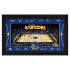 Golden State Warriors Highland Mint 2025 Signature Court Framed Picture