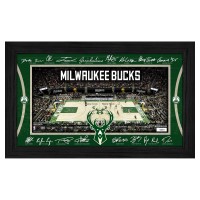 Milwaukee Bucks Highland Mint 2025 Signature Court Framed Picture