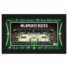 Milwaukee Bucks Highland Mint 2025 Signature Court Framed Picture