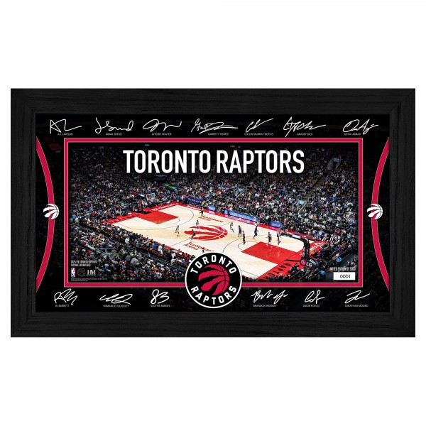 Toronto Raptors Highland Mint 2025 Signature Court Framed Picture