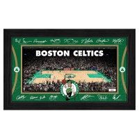 Boston Celtics Highland Mint 2025 Signature Court Framed Picture