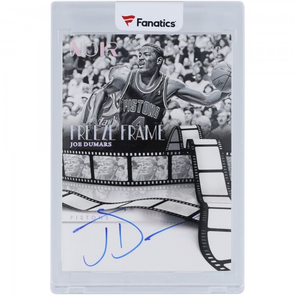 Joe Dumars Detroit Pistons Autographed 2024-25 Panini Noir Freeze Frame Signatures #FFS-JOE #48/75 Card
