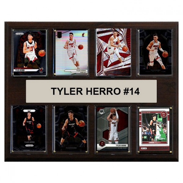 Tyler Herro Miami Heat 2025 12 x 15 Plaque