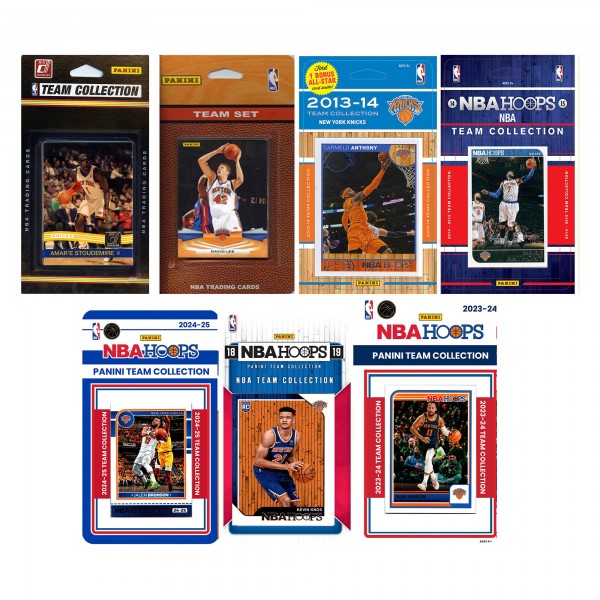 New York Knicks Multi-Year Trading Cards Sets