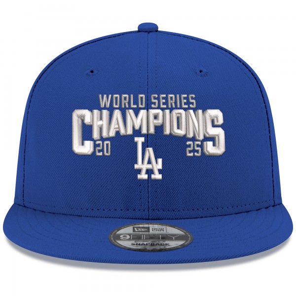 Бейсболка Los Angeles Dodgers New Era Royal 2025 World Series Champions 9FIFTY Snapback