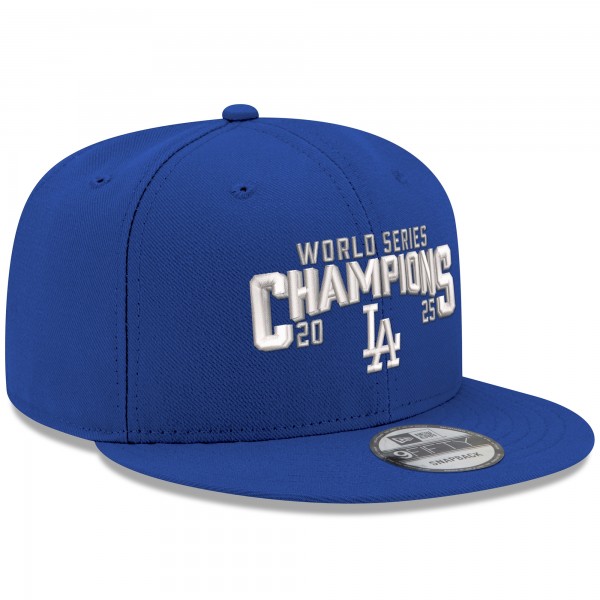 Бейсболка Los Angeles Dodgers New Era Royal 2025 World Series Champions 9FIFTY Snapback