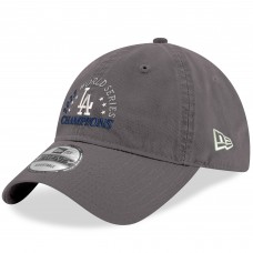 Бейсболка Los Angeles Dodgers New Era Gray 2025 World Series Champions 9TWENTY