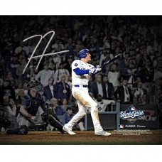 Freddie Freeman Los Angeles Dodgers Autographed Fanatics Authentic 8 x 10 2025 World Series Game 3 Walk-Off Home Run Spotlight Photograph