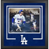 Freddie Freeman Los Angeles Dodgers Unsigned Fanatics Authentic Deluxe Framed 16 x 20 2024 & 2025 World Series Walk-Off Home Run Collage Photograph