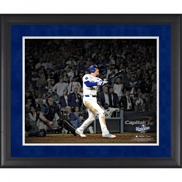 Freddie Freeman Los Angeles Dodgers Unsigned Fanatics Authentic Framed 16 x 20 2025 World Series Game 3 Walk-Off Home Run Spotlight Photograph