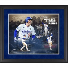 Freddie Freeman Los Angeles Dodgers Unsigned Fanatics Authentic Framed 16 x 20 2024 & 2025 World Series Walk-Off Home Run Collage Photograph