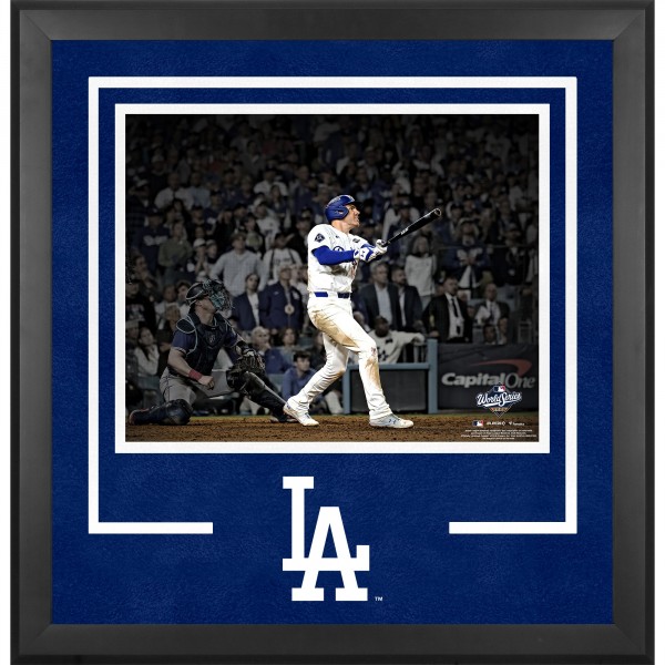 Freddie Freeman Los Angeles Dodgers Unsigned Fanatics Authentic Deluxe Framed 16 x 20 2025 World Series Game 3 Walk-Off Home Run Spotlight Photograph