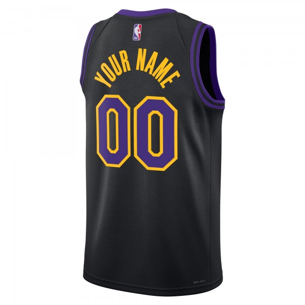 Именная джерси Los Angeles Lakers Nike Unisex 2025/26 City Edition Swingman - Black