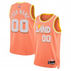 Именная джерси Cleveland Cavaliers Nike Unisex 2025/26 City Edition Swingman - Orange