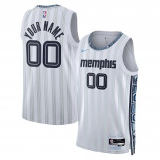 Именная джерси Memphis Grizzlies Nike Unisex 2025/26 City Edition Swingman - White