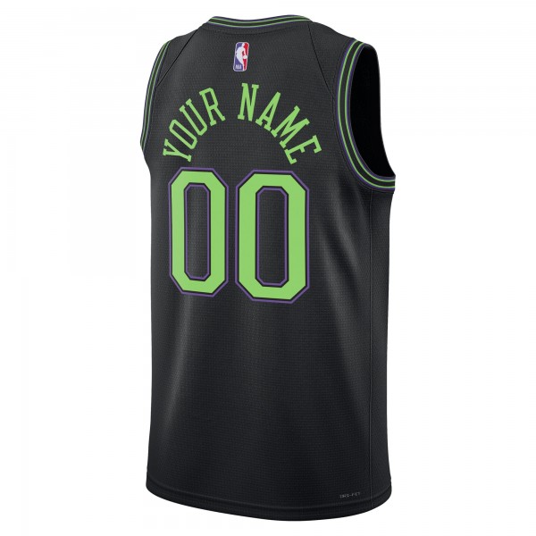 Именная джерси New Orleans Pelicans Nike Unisex 2025/26 City Edition Swingman - Black