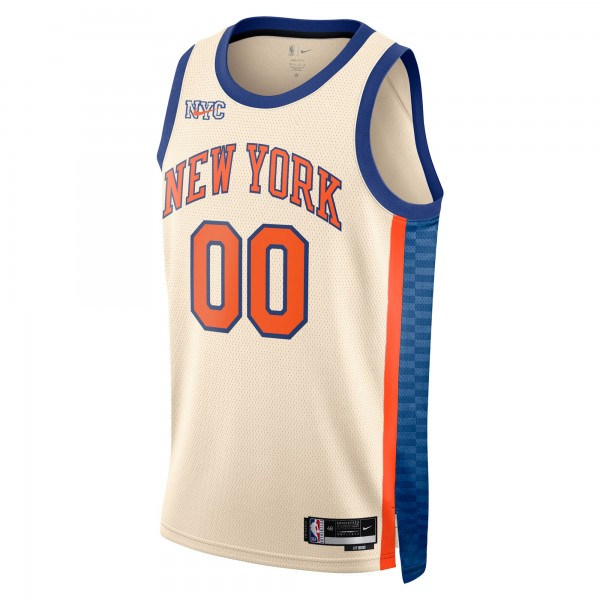 Именная джерси New York Knicks Nike Unisex 2025/26 City Edition Swingman - Cream
