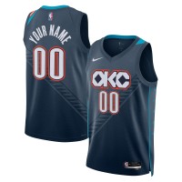 Именная джерси Oklahoma City Thunder Nike Unisex 2025/26 City Edition Swingman - Blue